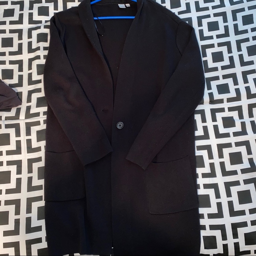 Twix black long cardigan - size M